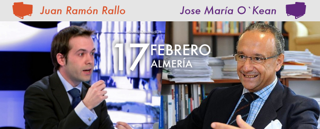 Los economistas Juan Ramón Rallo y José María O’Kean reflexionarán sobre las claves para el crecimiento económico de Almería