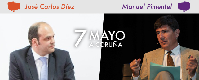 José Carlos Díez y Manuel Pimentel analizarán con empresarios de A Coruña las claves necesarias para el crecimiento económico en esta región